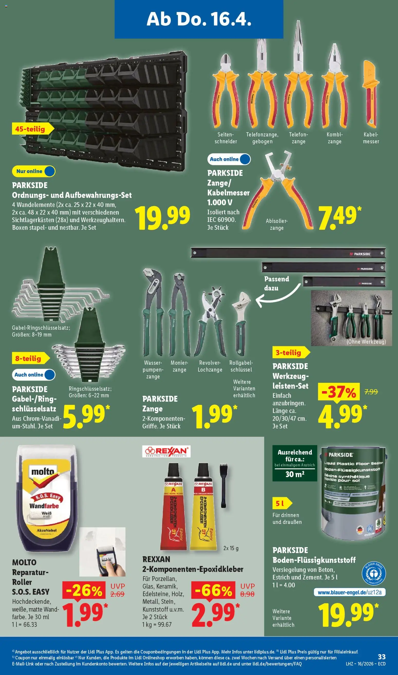 Lidl Prospekt – gültig ab 13.04.2026 | Seite: 51 | Produkte: Kabel, Wandfarbe, Wasser, Telefon