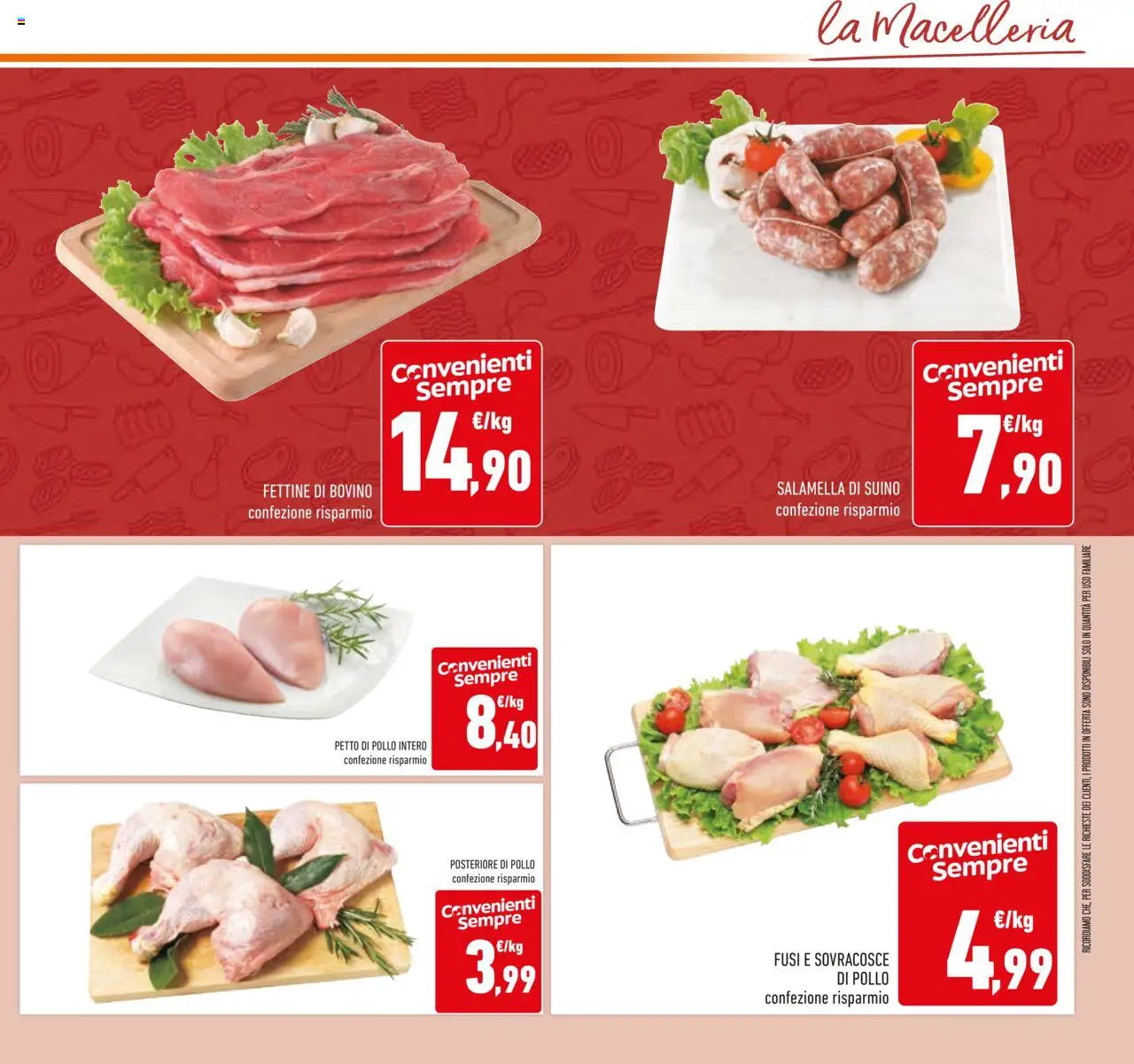 Volantino Conad del 22.10.2025 | Pagina: 31 | Prodotti: Bovino, Petto di Pollo, Salamella, Pollo
