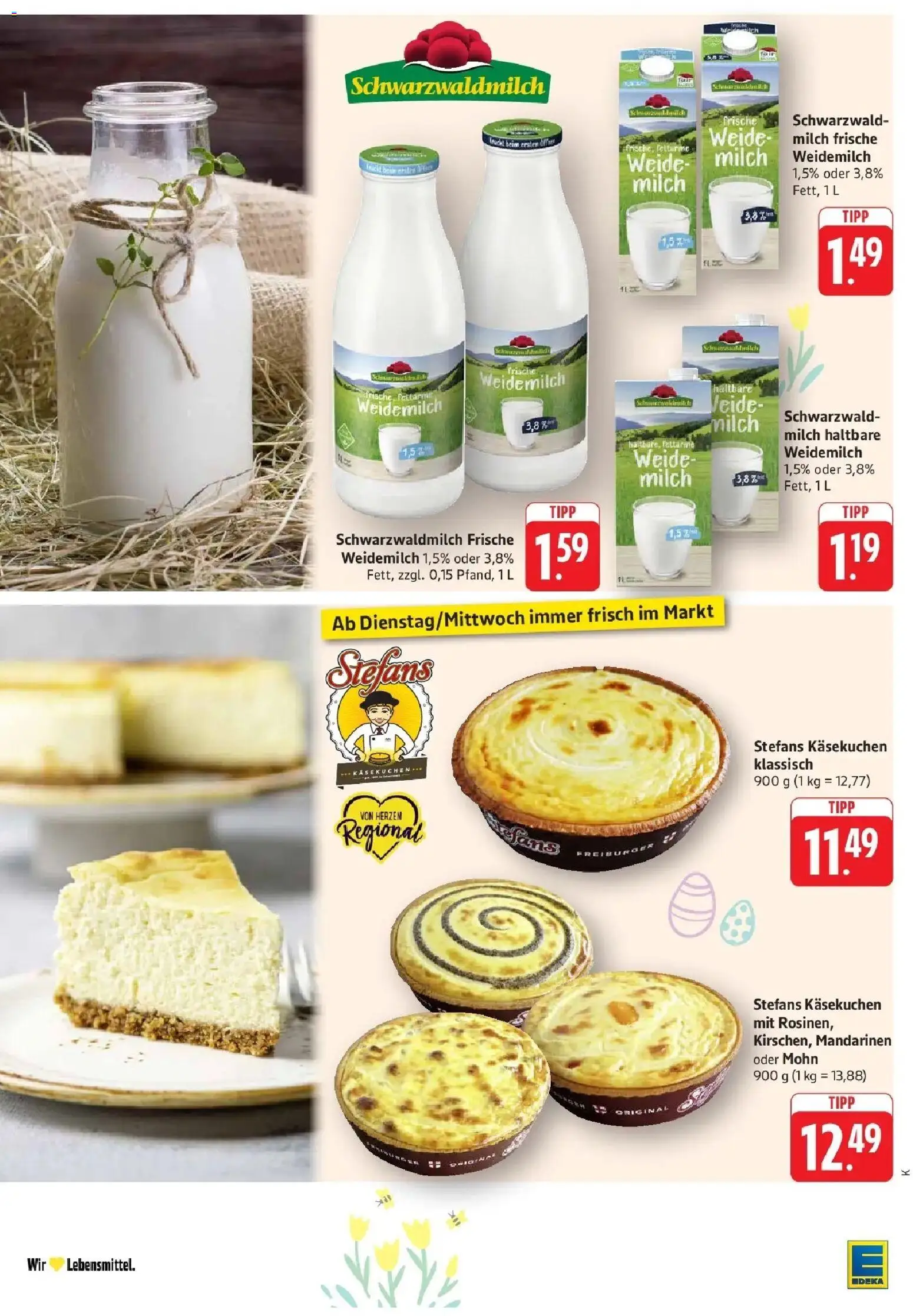 E center Prospekt Kehl	 – gültig ab 23.03.2026 | Seite: 65 | Produkte: Milch, Mandarinen