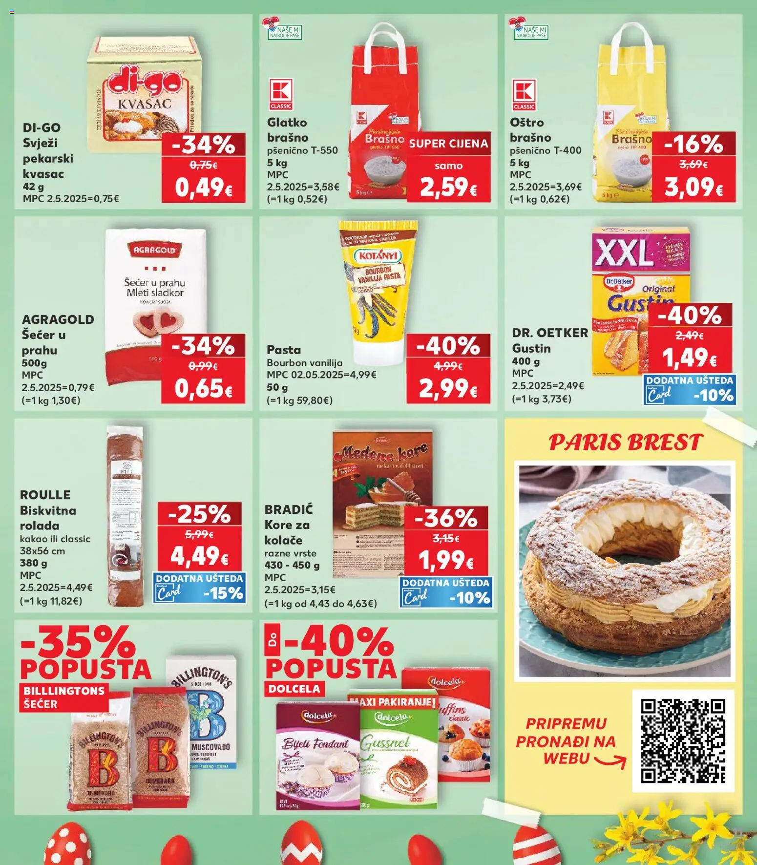 Kaufland katalog | vrijedi od 25.03.2026 | Stranica: 11 | Proizvodi: Šećer, Kakao, Kvasac, Šećer u prahu