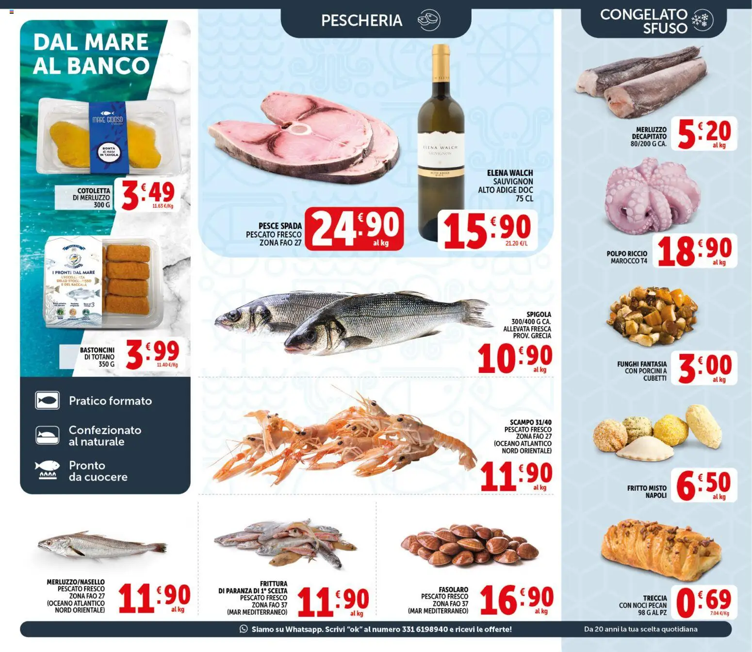 Volantino Decò del 21.04.2026 | Pagina: 7 | Prodotti: Merluzzo, Polpo, Funghi, Totano