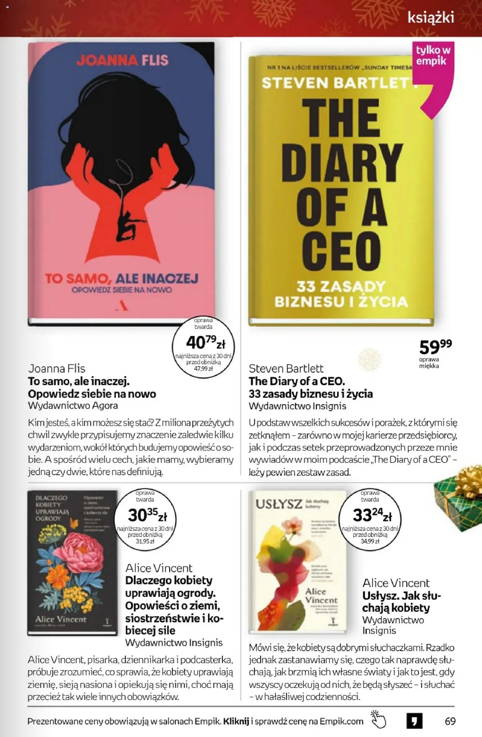 Empik promocje - Tom kultury Książki od 10.12.2025 | Strona: 69 | Produkty: Nasiona, Książki