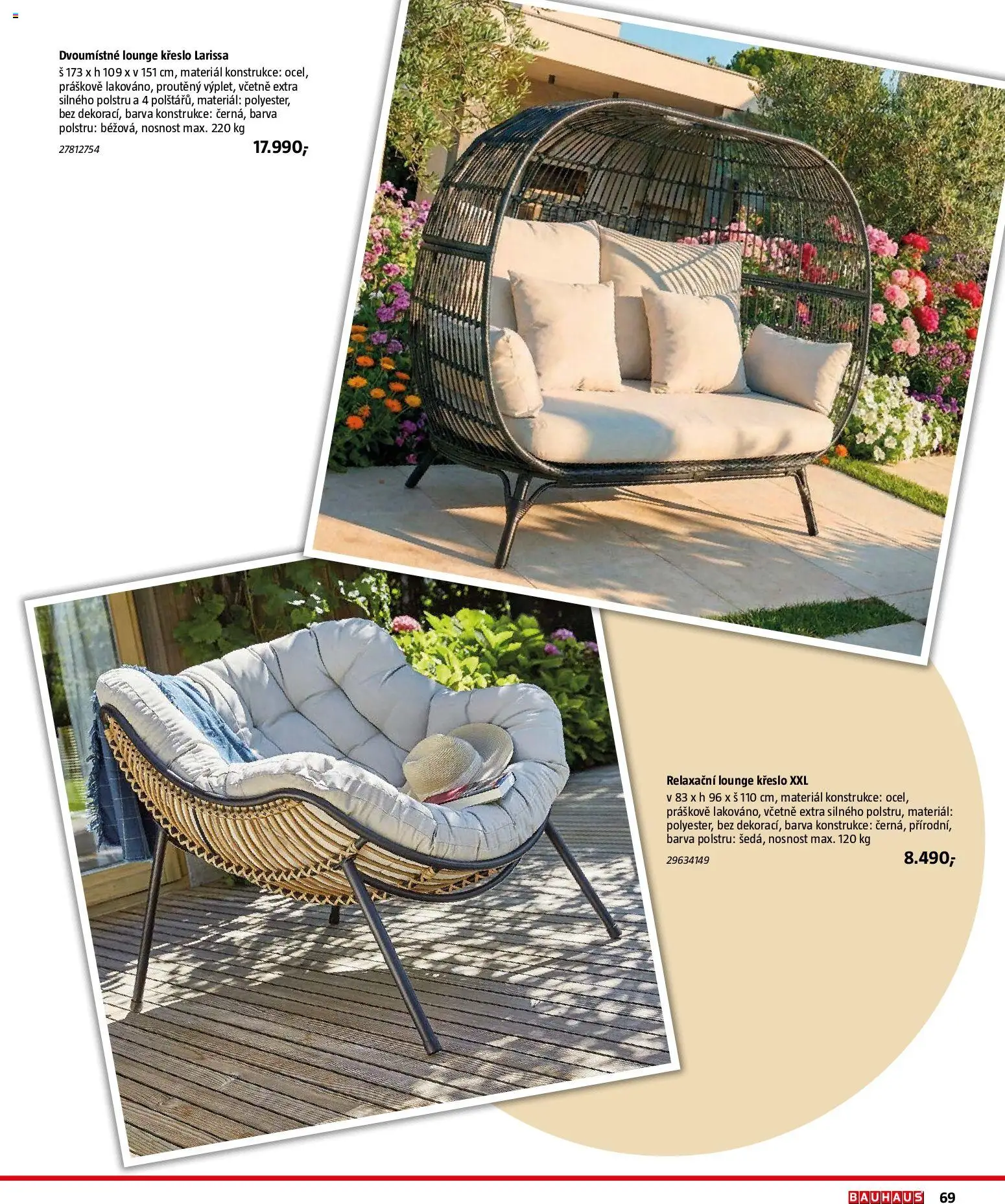 Bauhaus katalog Záhradní nábytek od 08.04.2026 | Strana: 69 | Produkty: Křeslo