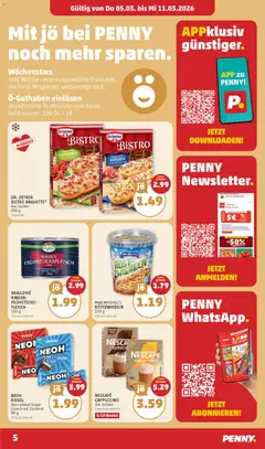 Penny Markt Eröffnung in 2345 Brunn am Gebirge ab 05.03.2026 gültig | Seite: 5 | Produkte: Zwiebeln, Jääkaappipakastin