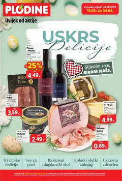 Katalog Delicije Plodine - Pregled kataloga iz trgovine Plodine, vrijedi od 18.03.2026
