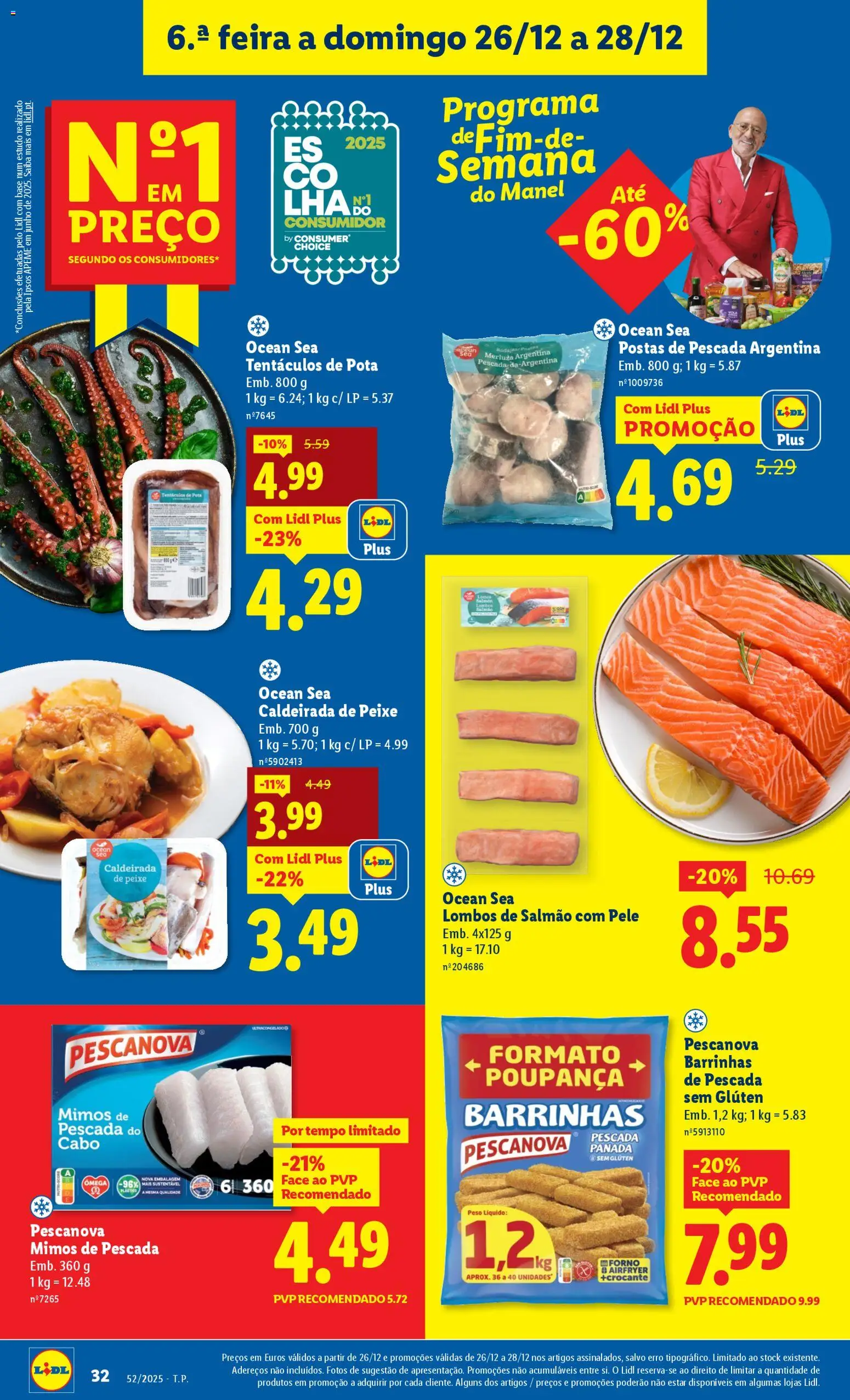 Lidl folheto │ válido de 22.12.2025 | Página: 32 | Produtos: Forno, Cabo, Base, Salmão