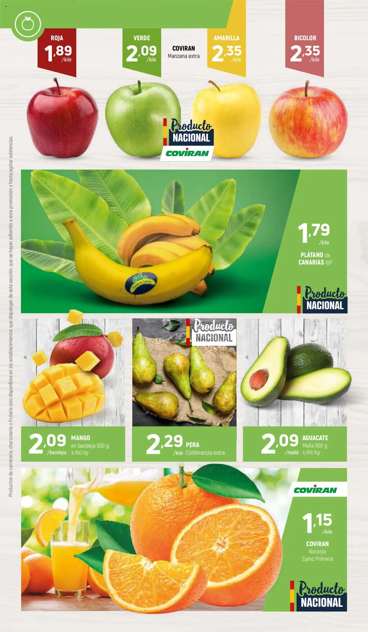 Coviran - Galicia │ válido desde el 07.04.2026 | Página: 2 | Productos: Ροζ πιπέρι, Manzana, Ρούτερ, Bandeja