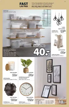 JYSK - Tilbudsavis gyldig fra 10.04.2026 | Side: 21 | Produkter: Vase, Søm, Billedramme
