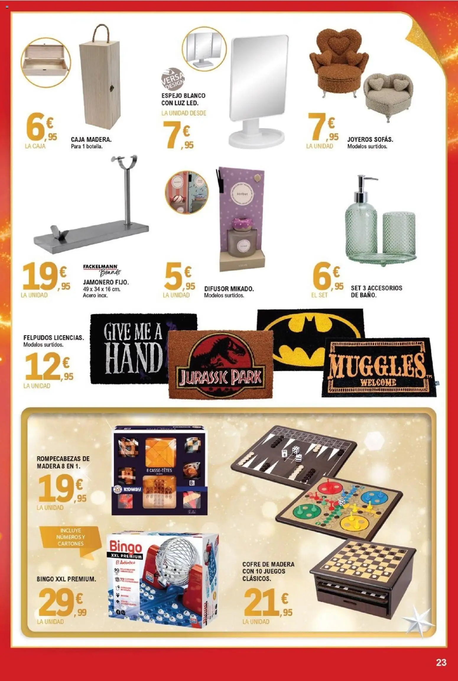 E.Leclerc folleto │ válido desde el 03.12.2025 | Página: 23 | Productos: Caja, Espejo