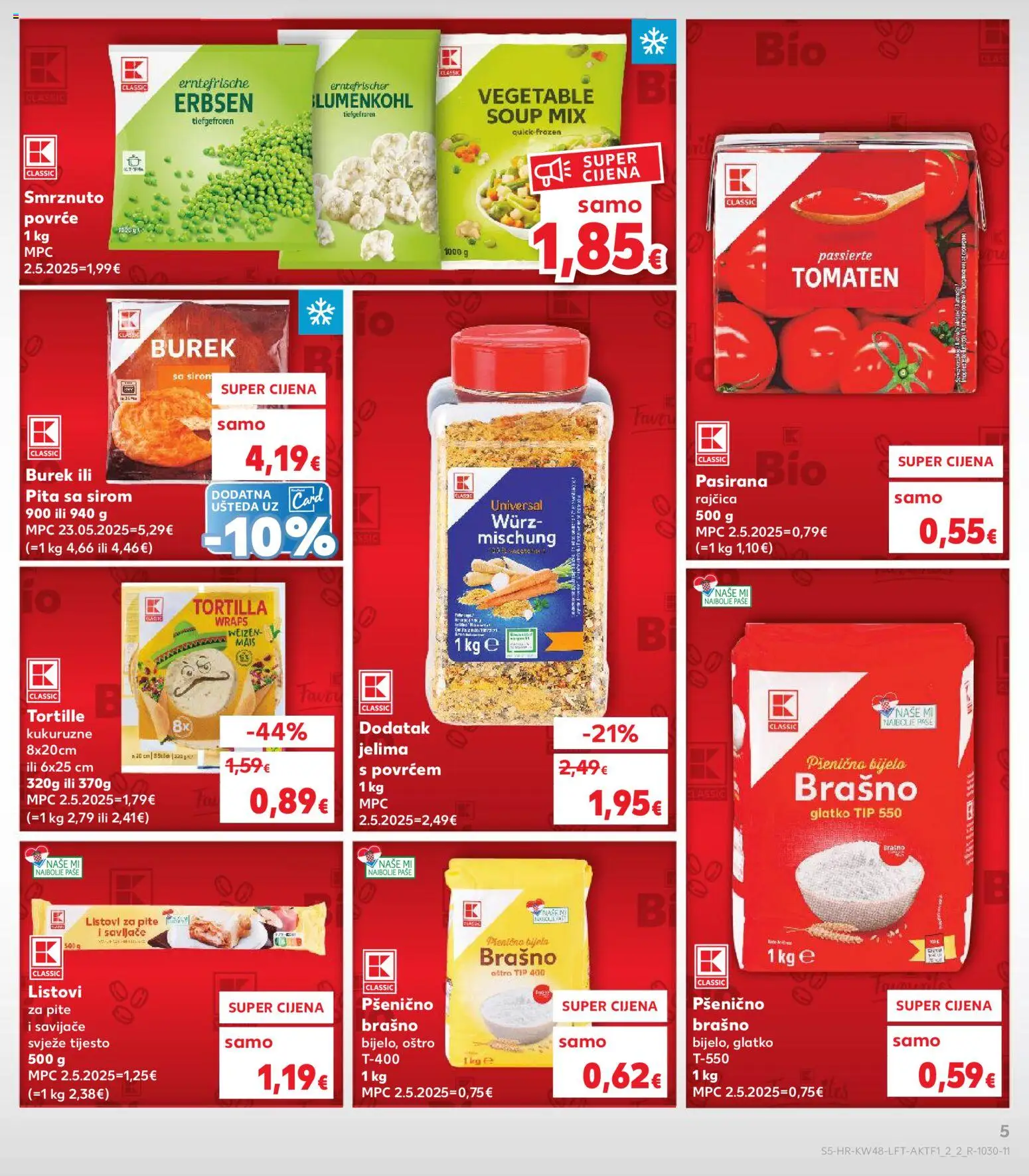 Kaufland HR akciós ujság - amely érvényes a következő dátumtól: 26.11.2025 | Oldal: 5