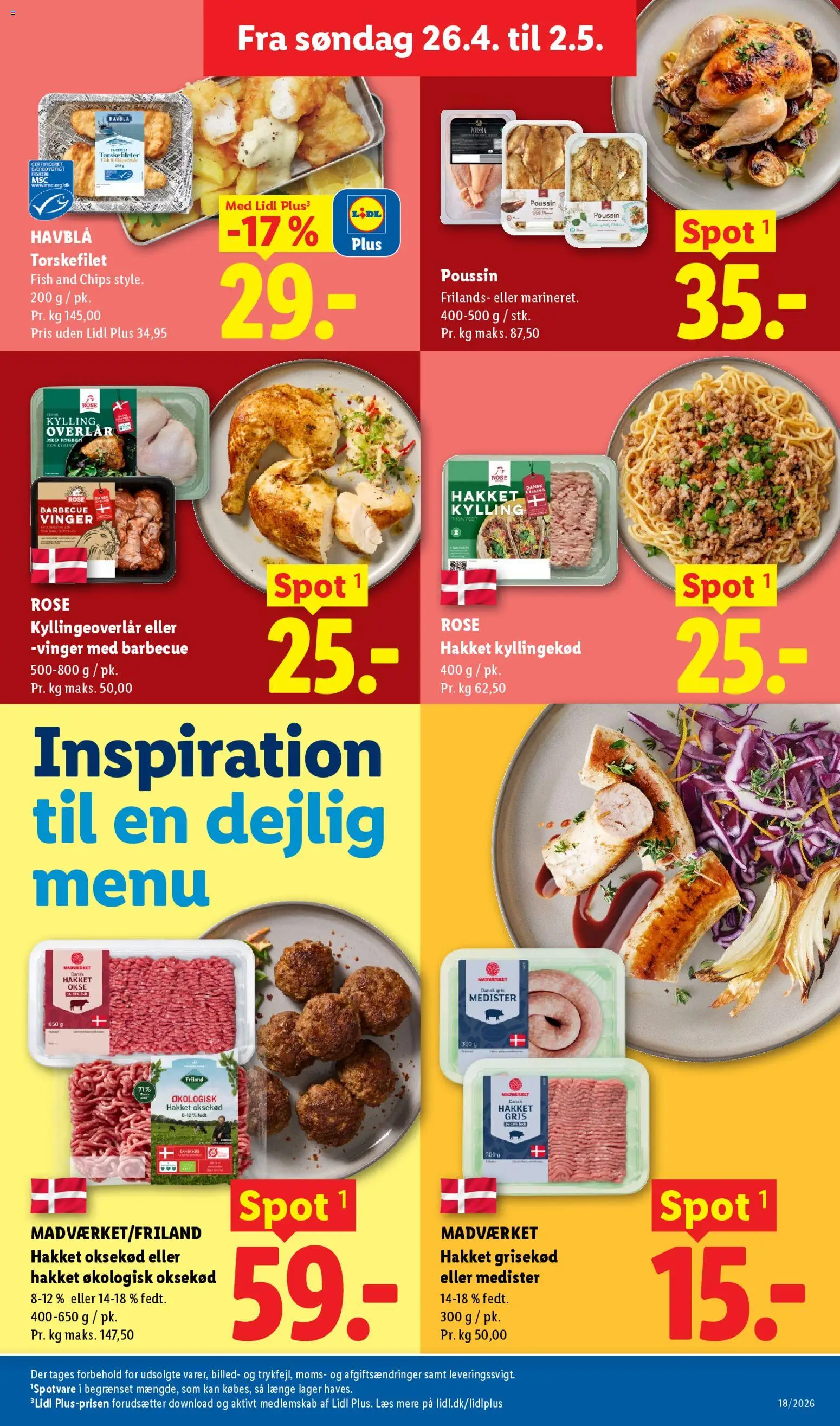 Lidl tilbudsavis – gyldig fra 26.04.2026 | Side: 3 | Produkter: Kyllingekød, Chips, Oksekød, Søm