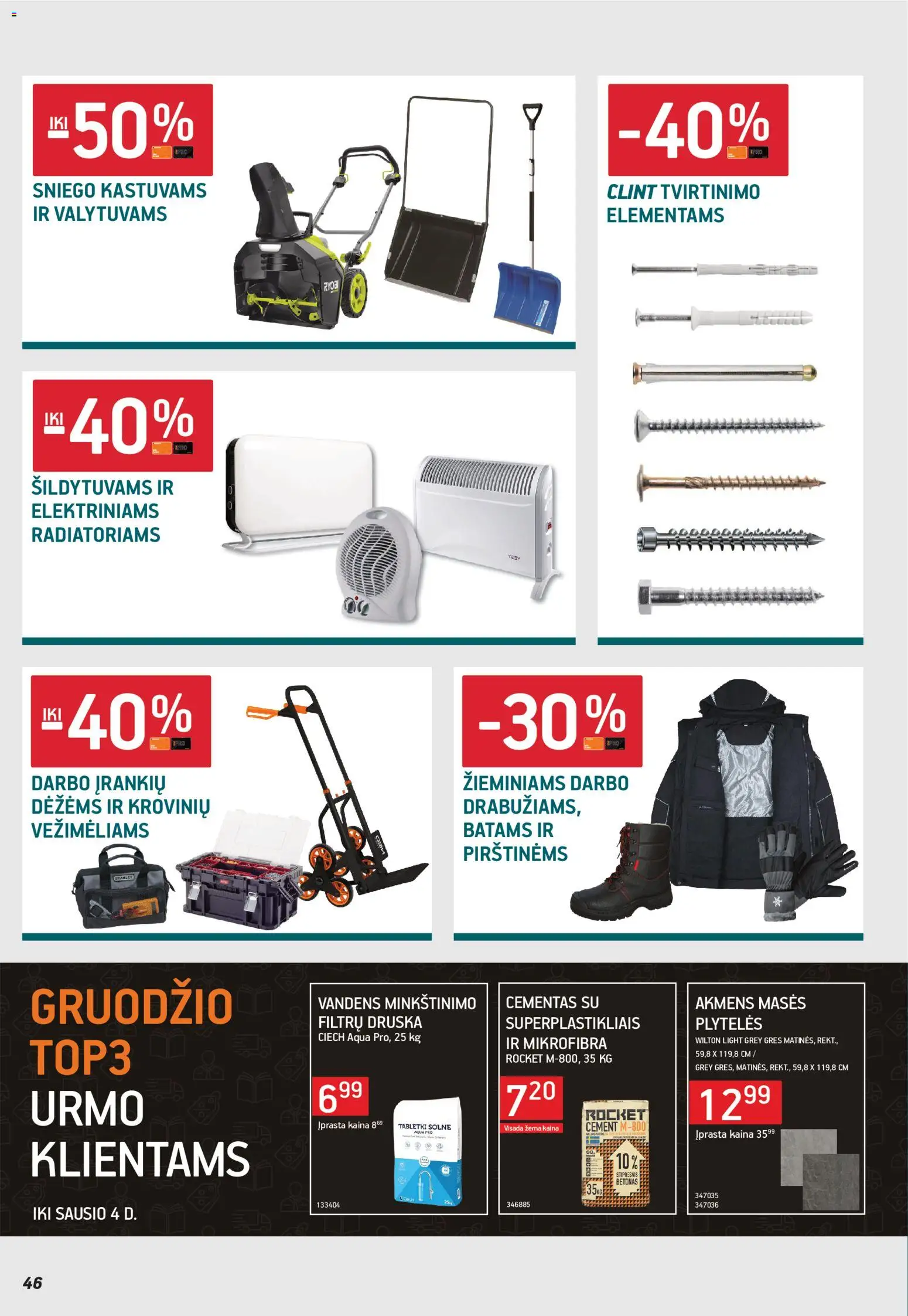 ERMITAŽAS akcijos nuo 01.12.2025 | Puslapis: 46 | Prekių: Druska