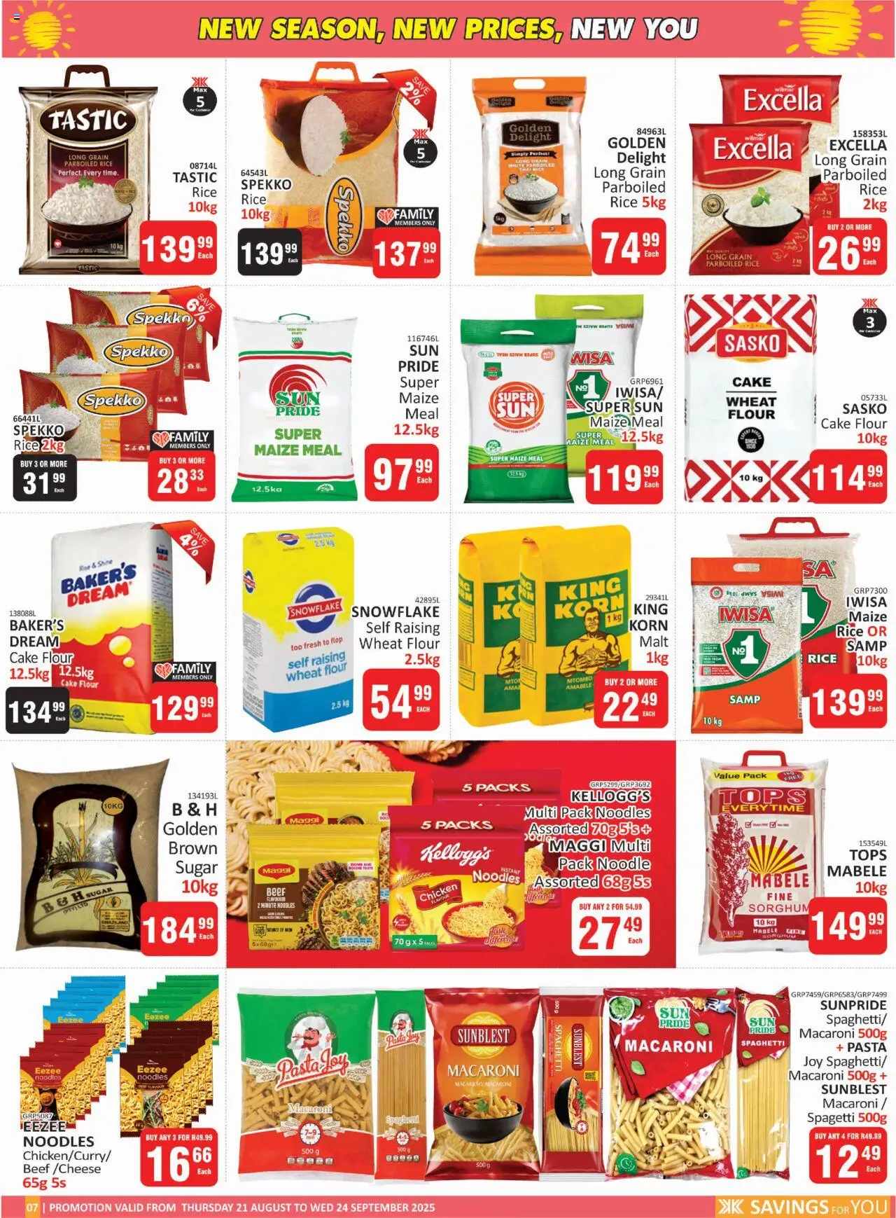KIT KAT Cash & Carry Spring Leaflet Promotion │ valid from 21.08.2025 | Page: 7 | Products: Beer, Chicken, Rice, Beef