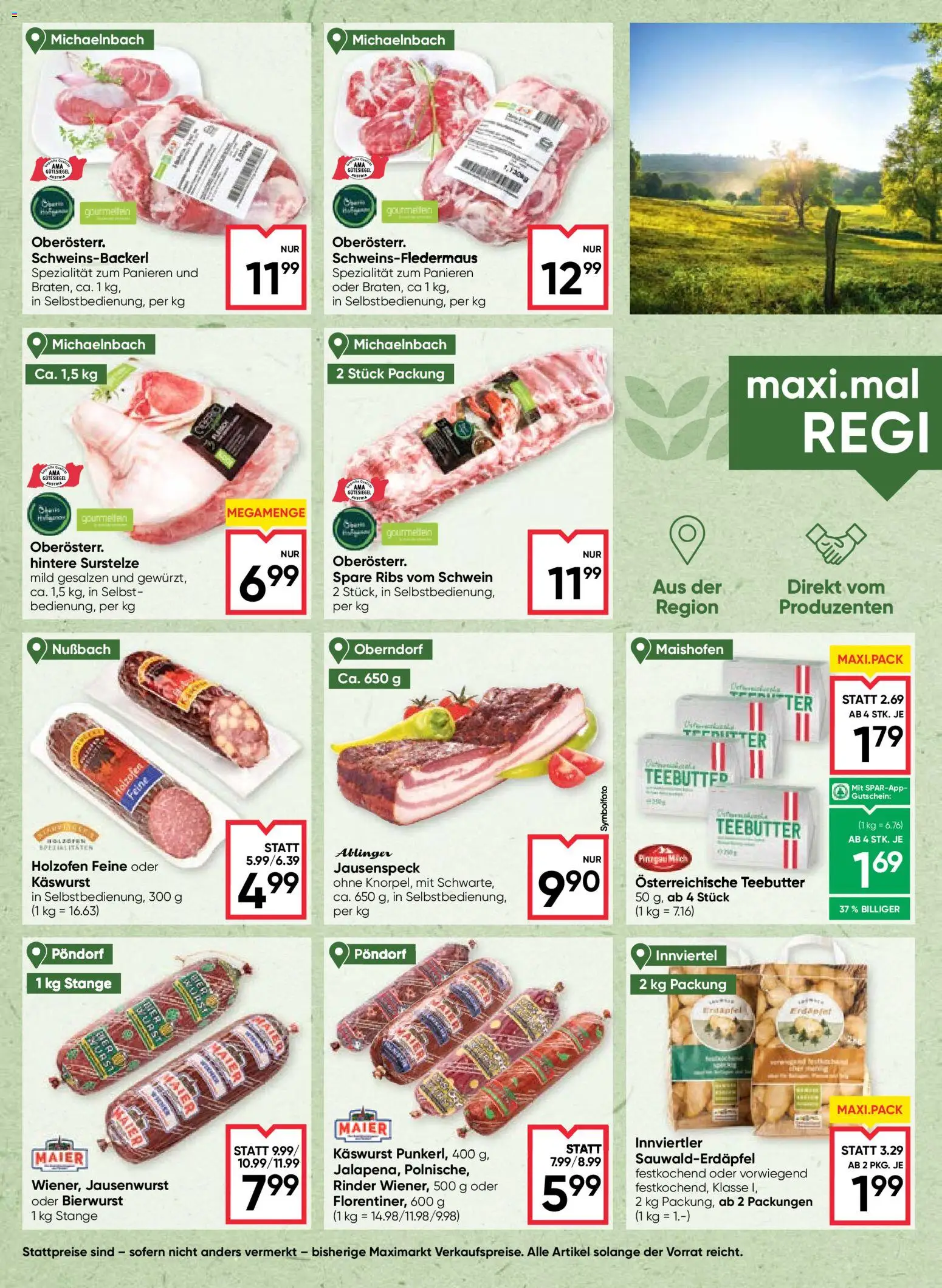 Maximarkt Flugblatt gültig ab 16.04.2026 | Seite: 4 | Produkte: Wurst, Bier