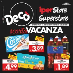 Anteprima del volantino Decò iperStore, Superstore - Sicilia catalogo valido a partire dal 24.07.2025