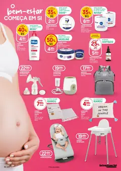 Pré-visualização Intermarché - Bebé Super válido de 15.01.2026 | Página: 10 | Produtos: Mochila, Creme corporal, Cadeira, Tapete