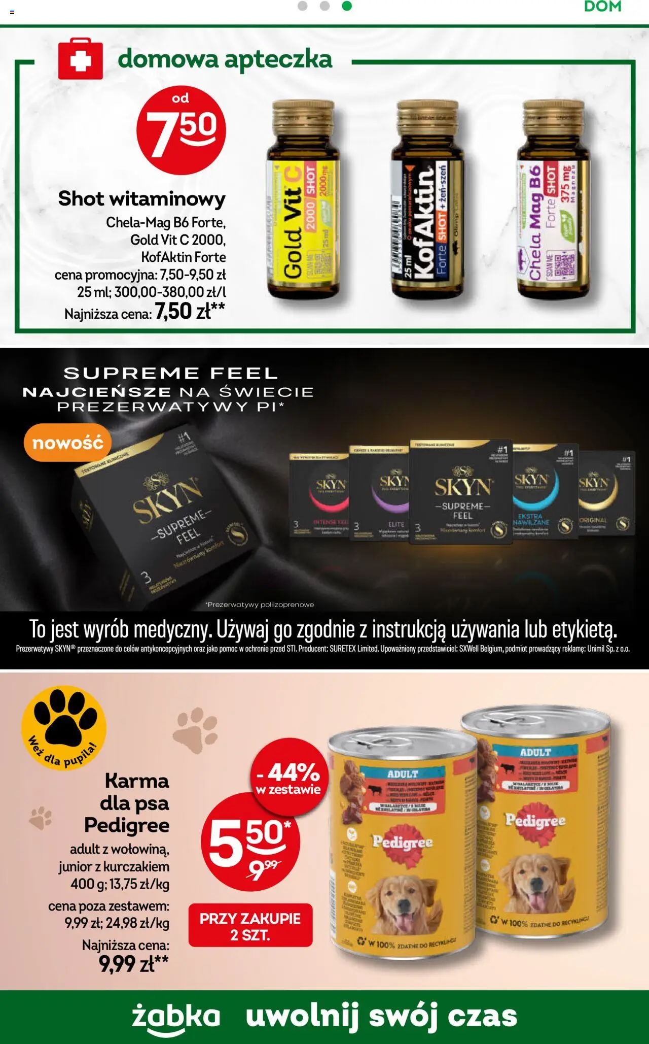 Żabka Gazetka od 08.10.2025 | Strona: 80 | Produkty: Prezerwatywy, Pedigree