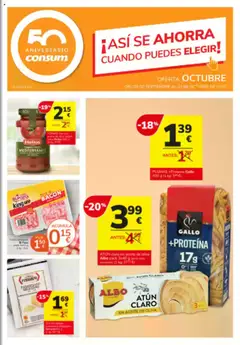 Vista previa Consum folleto válido desde el 25.09.2025