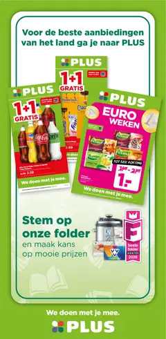 Alle Coca-Cola, Fanta en Sprite 1 liter flessen, Prijsvoorbeeld: Coca-Cola Original taste, 2 flessen - Voorbeeld van een folder van Plus, geldig van 04.03.2026 | Pagina: 39