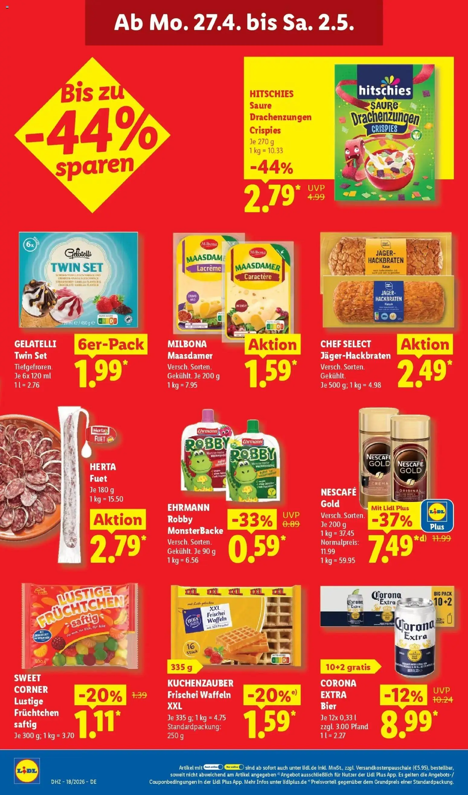 Lidl Německo leták od 27.04.2026 💥 Nenechte si ujít TOP nabídky! ⭐ | Česko