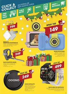 Punkt1 - Tilbudsavis gyldig fra 01.12.2025 | Side: 17 | Produkter: Bluetooth Headset, Skærm, Video, Smartwatch