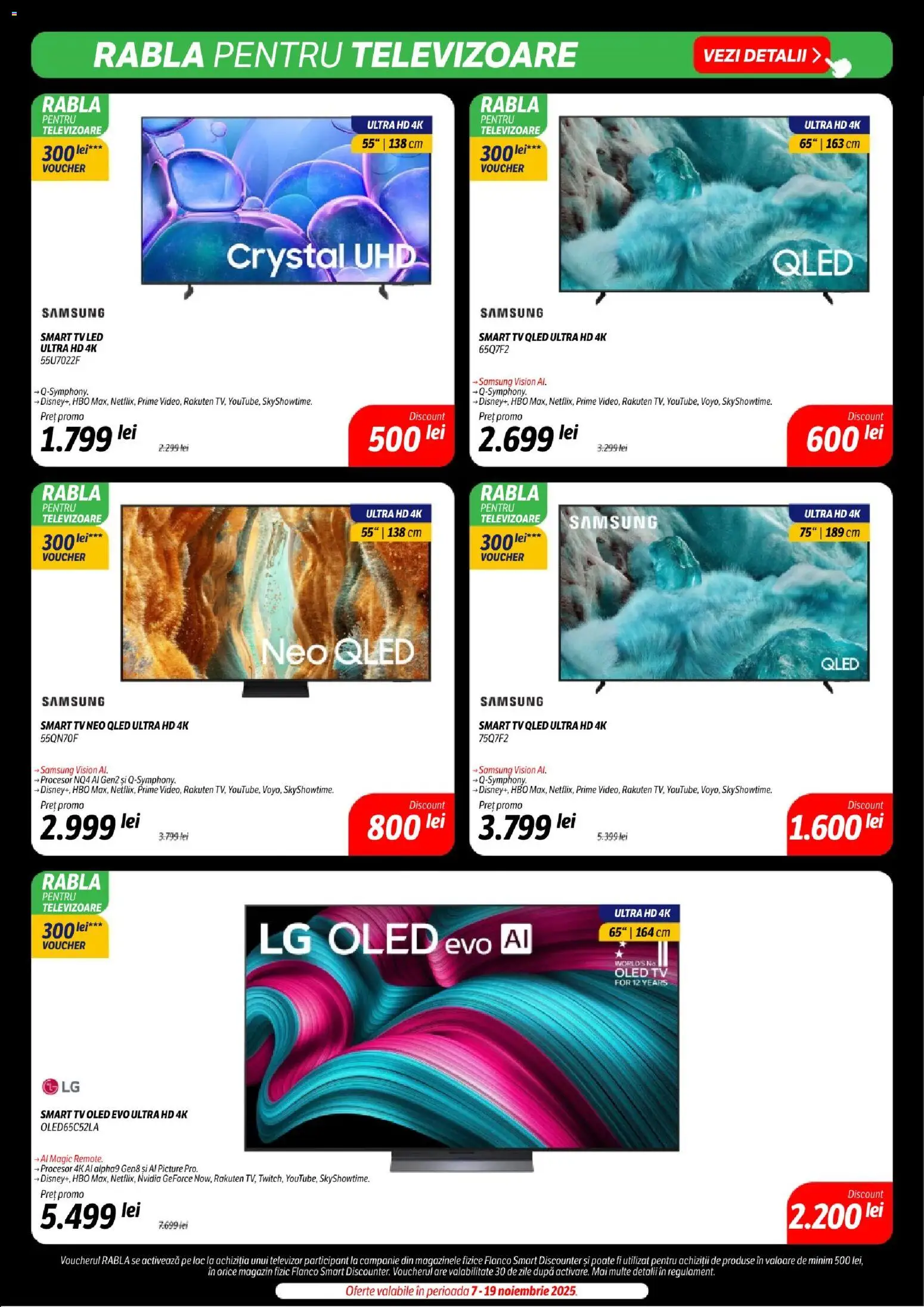 Noul catalog Flanco – valabil de la 07.11.2025 | Pagină: 9 | Produse: Televizor, Babak