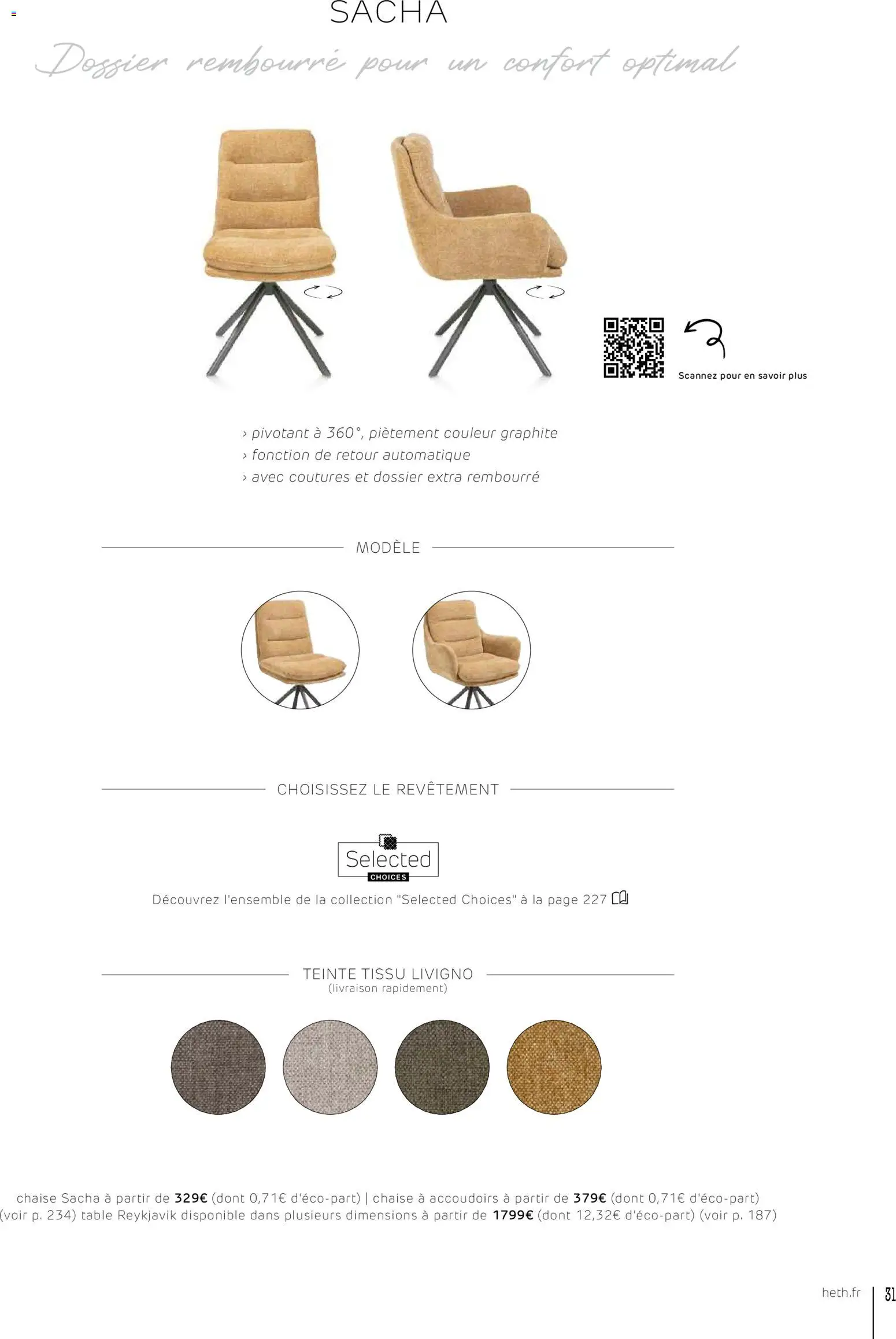 {H1} | Page: 31 | Produits: Table, Chaise