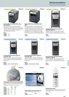 Office Depot - Kontorskatalog 2024   - Förhandsvisning av reklamblad från butik Office Depot aktuell från 15.02.2024 | Sida: 455 | Produkter: Papper, Dokumentförstörare
