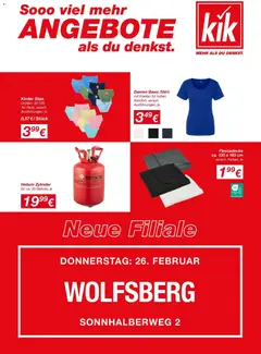 Kik - KiK: Neueröffnung Wolfsberg ab 22.02.2026 gültig