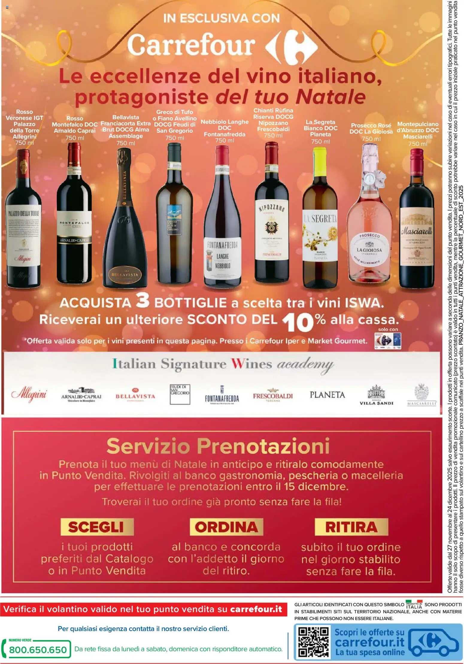 Volantino Carrefour del 27.11.2025 | Pagina: 30 | Prodotti: Prosecco, Vino, Scaffale