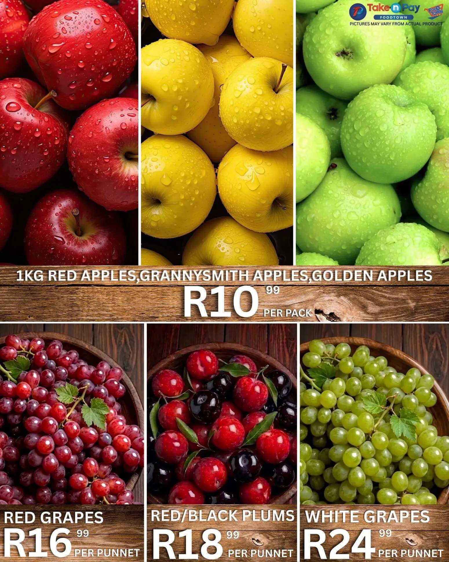 New Take n Pay catalogue – valid from 03.04.2026 | Page: 9 | Products: Apples, Grapes