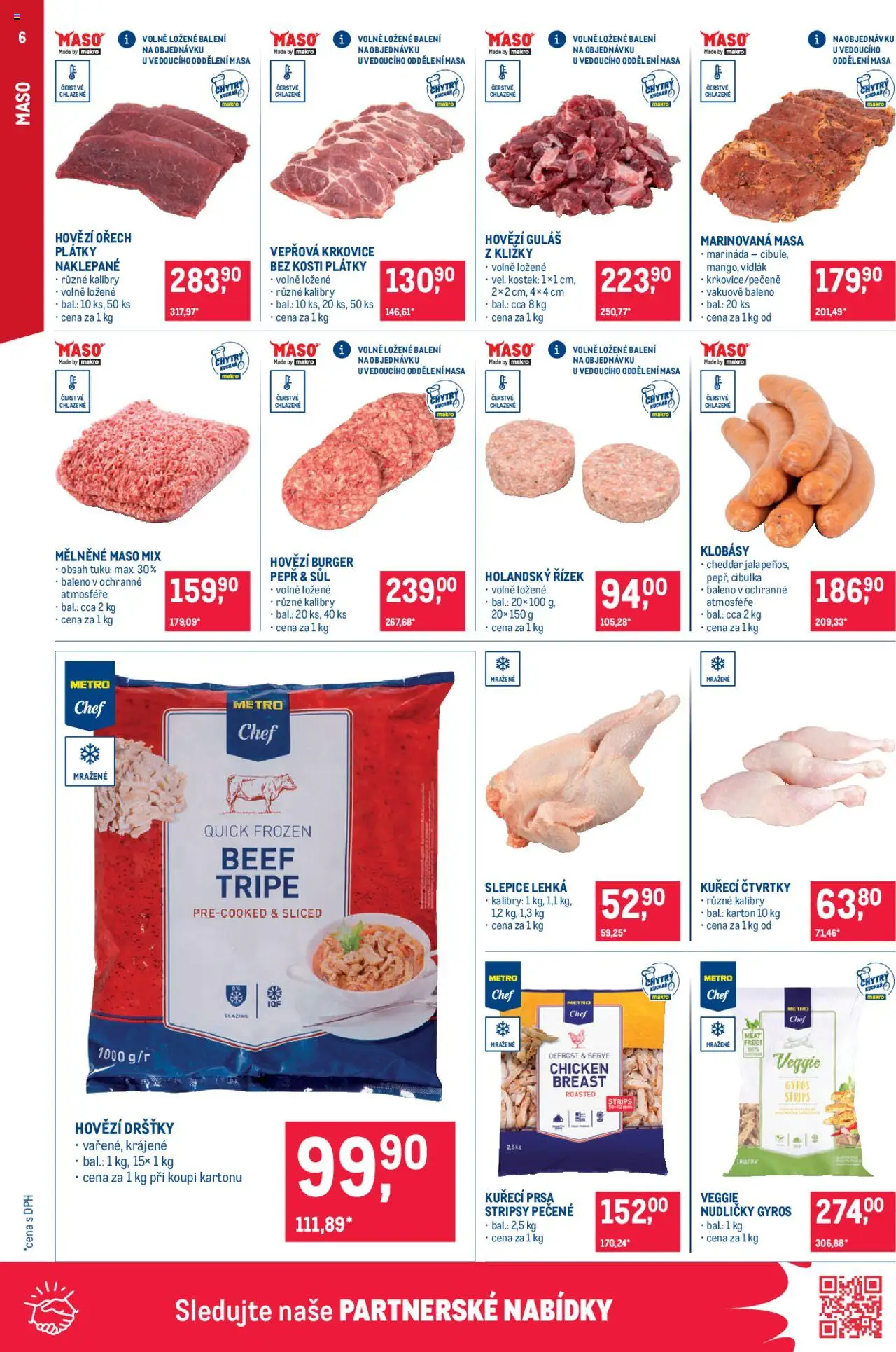 Makro leták - Gastronomie od 18.06.2025 | Strana: 6 | Produkty: Burger, Gyros, Hovězí burger, Marináda