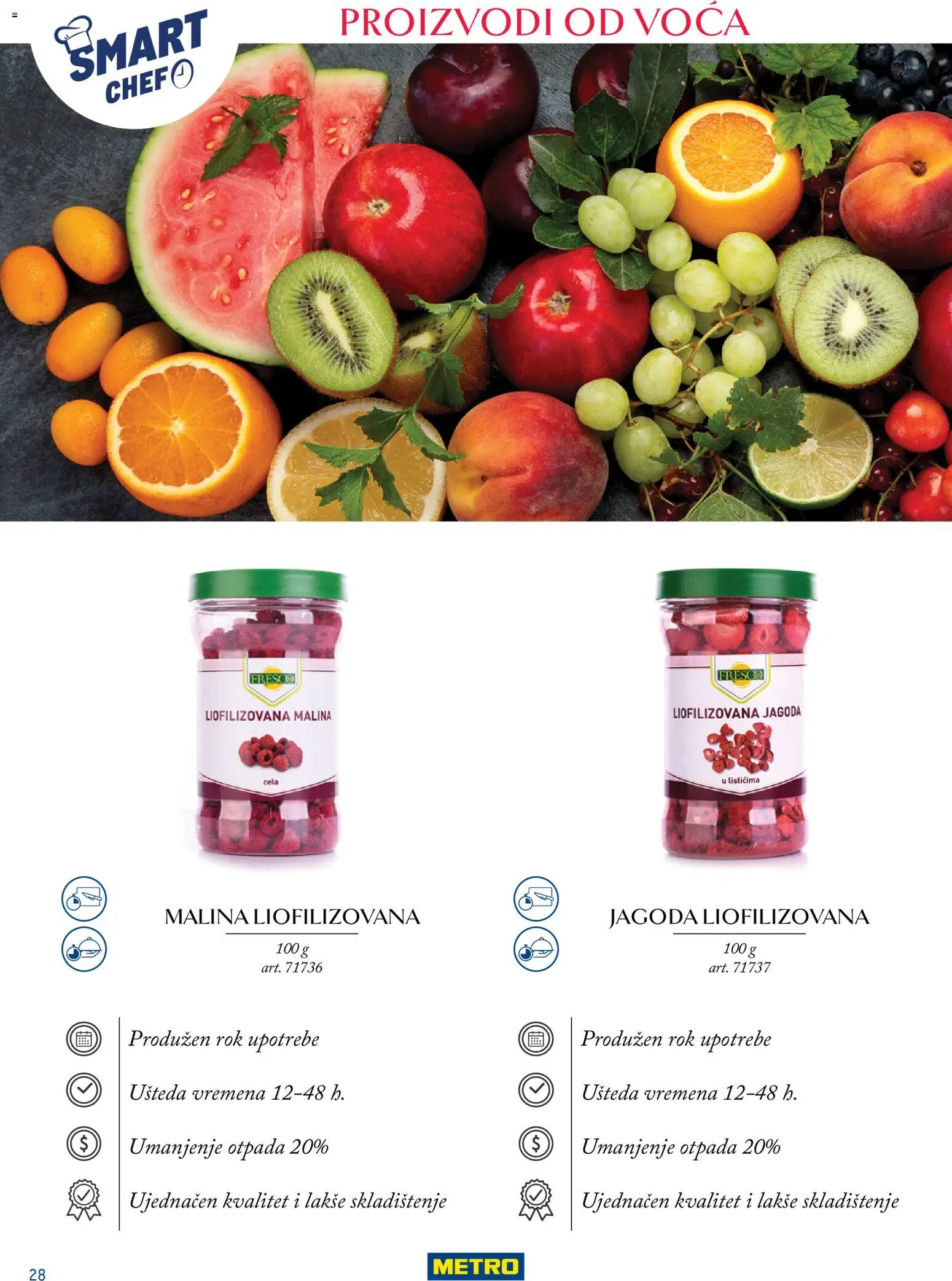 Metro katalog - važi od 24.03.2026 | Strana: 28 | Proizvode: Jagoda, Malina