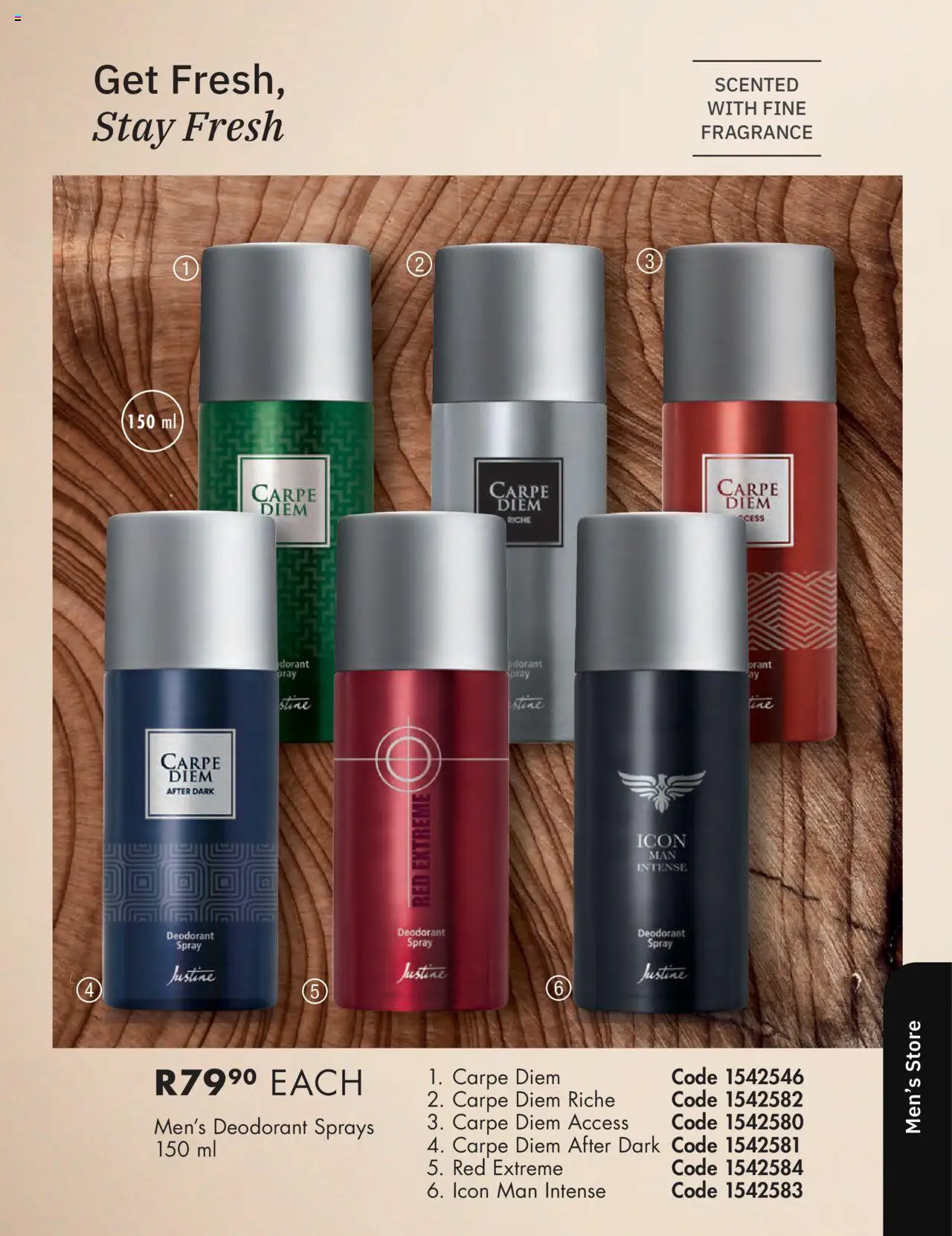 New Justine catalogue – valid from 01.10.2025 | Page: 62 | Products: Fragrance, Deodorant