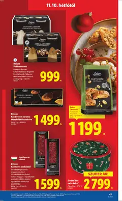 Lidl Akciós újság - amely érvényes a következő dátumtól: 06.11.2025 | Oldal: 47