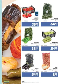 17.12.2025 tarihinden itibaren geçerli olan Metro kataloğu önizlemesi | Sayfa: 2 | Ürünler: Domates, Salatalık, Soğan, Patlıcan