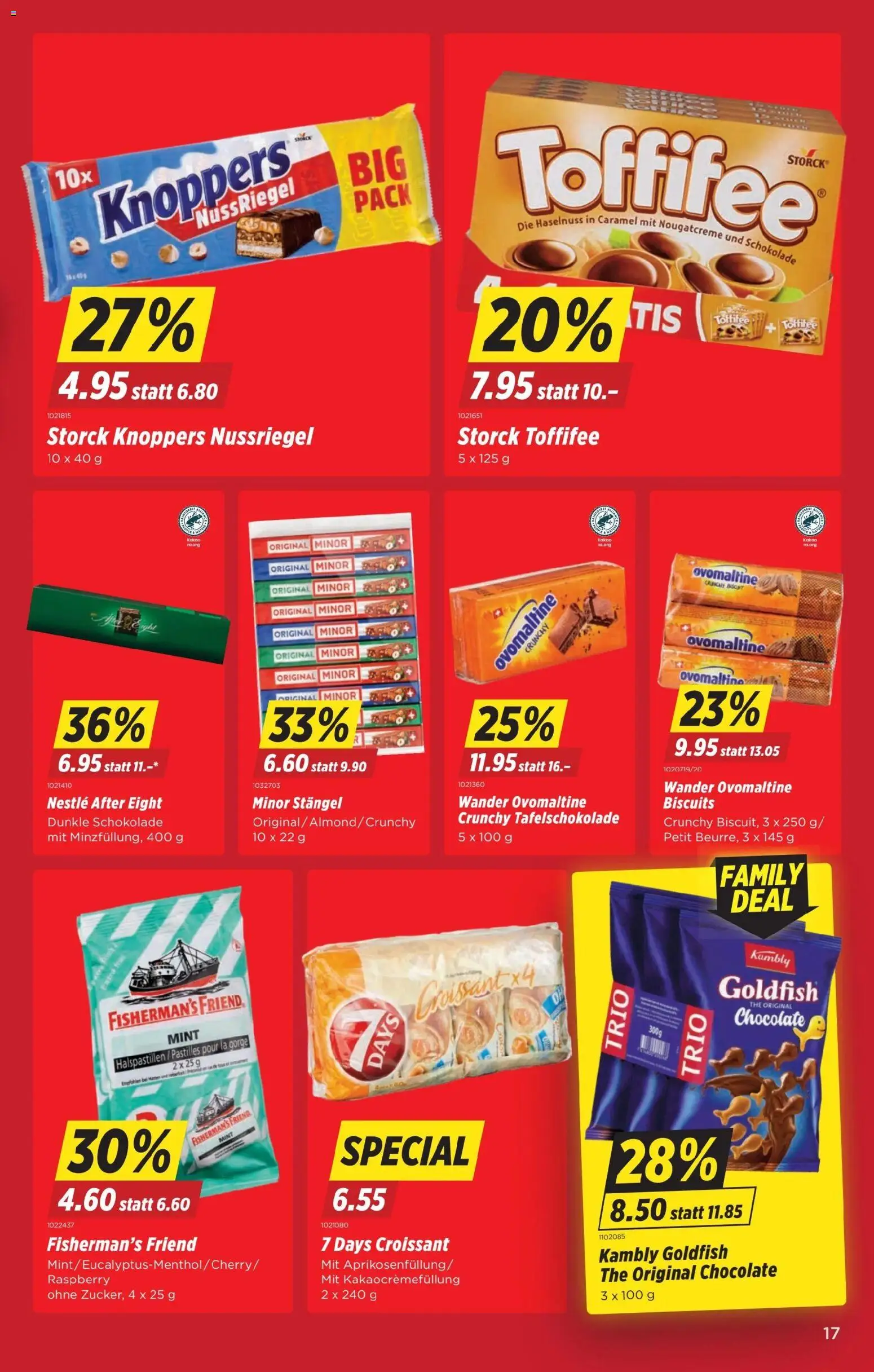 Denner Aktionen – gültig ab 04.11.2025 | Seite: 17 | Produkte: Dunkle schokolade, Schokolade