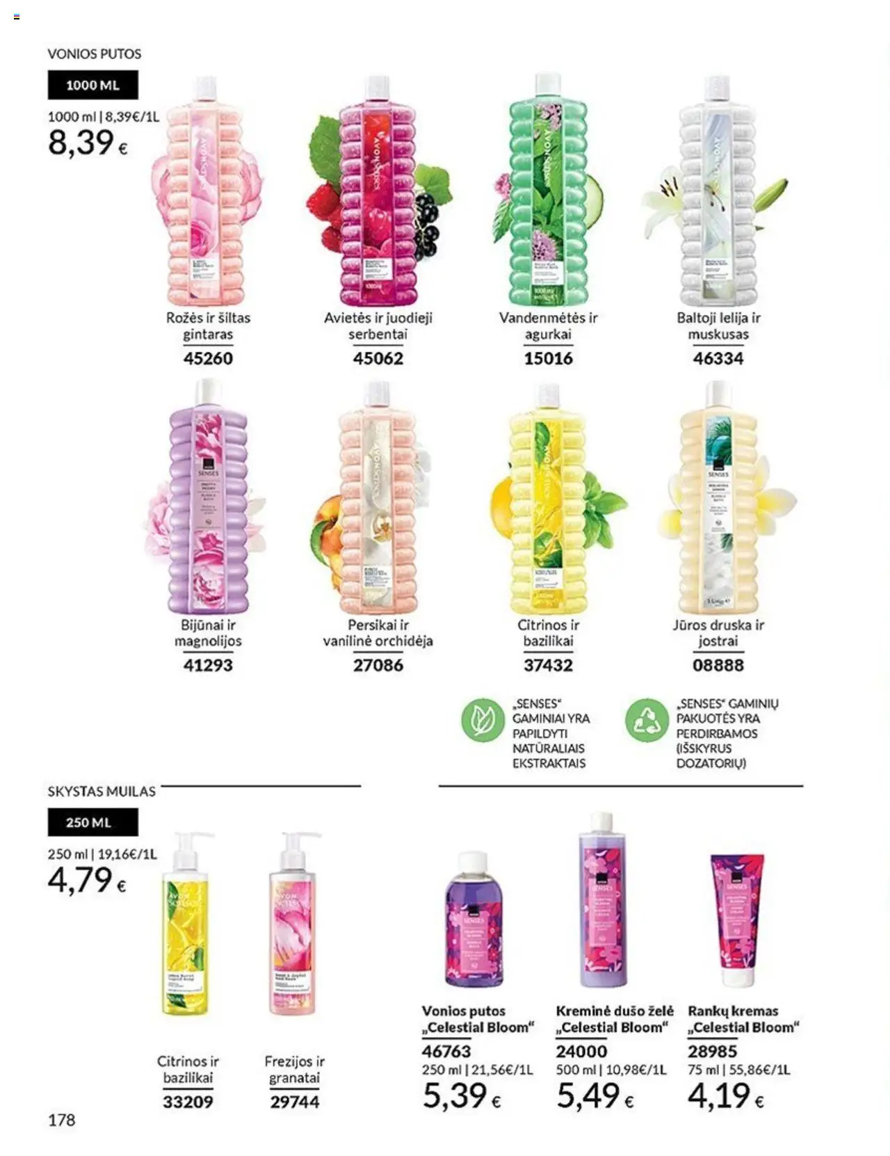 AVON leidinys│galioja nuo 01.07.2025 | Puslapis: 178 | Prekių: Skystas muilas, Kremas, Jūros druska, Druska