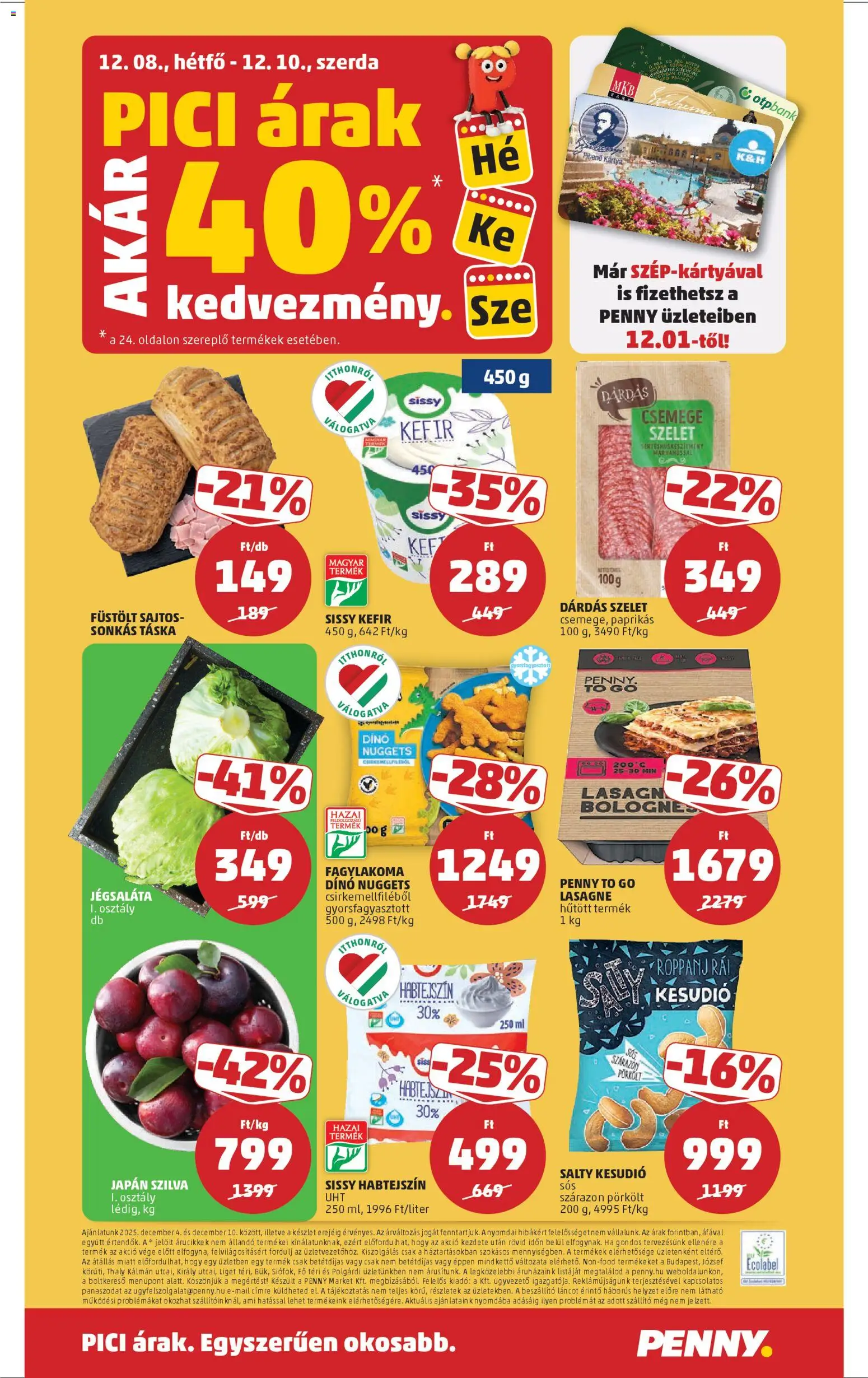 PENNY akciós ujság - amely érvényes a következő dátumtól: 04.12.2025 | Oldal: 28