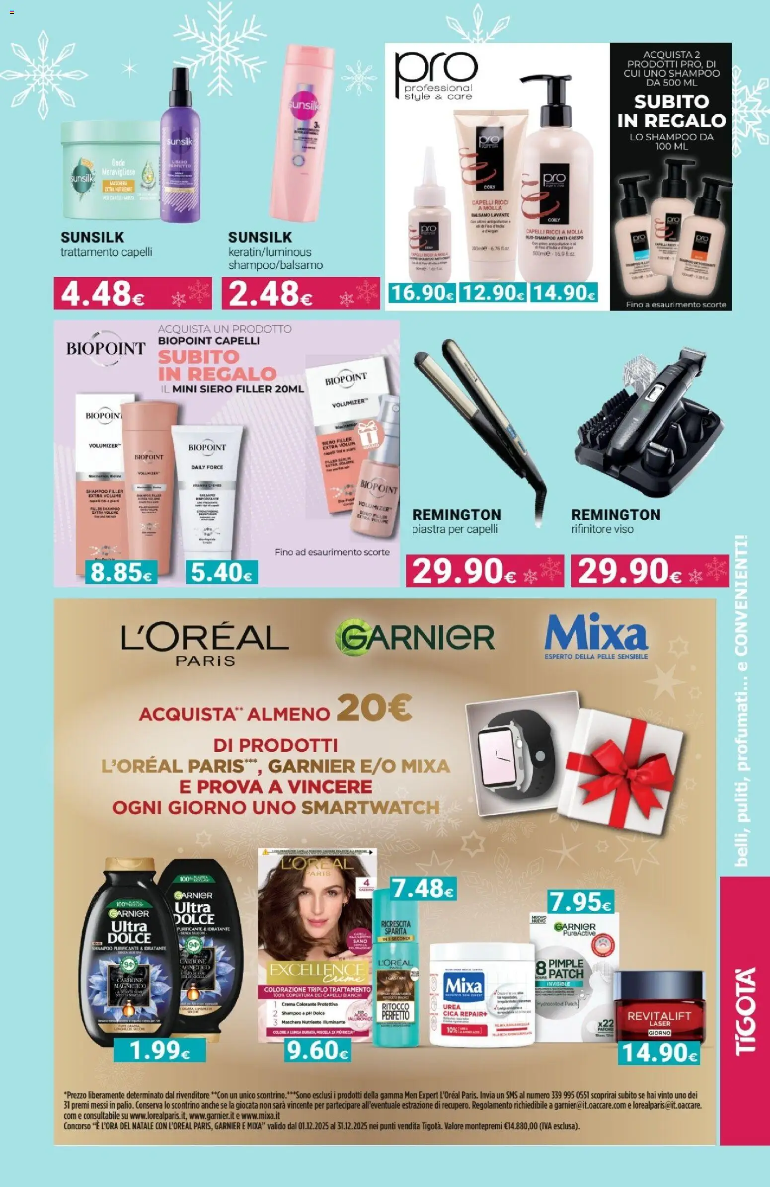 Volantino Tigotà del 01.12.2025 | Pagina: 23 | Prodotti: Shampoo, Balsamo, Crema, Maschera