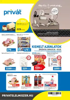 PRIVÁT akciós újság - amely érvényes a következő dátumtól: 19.03.2026