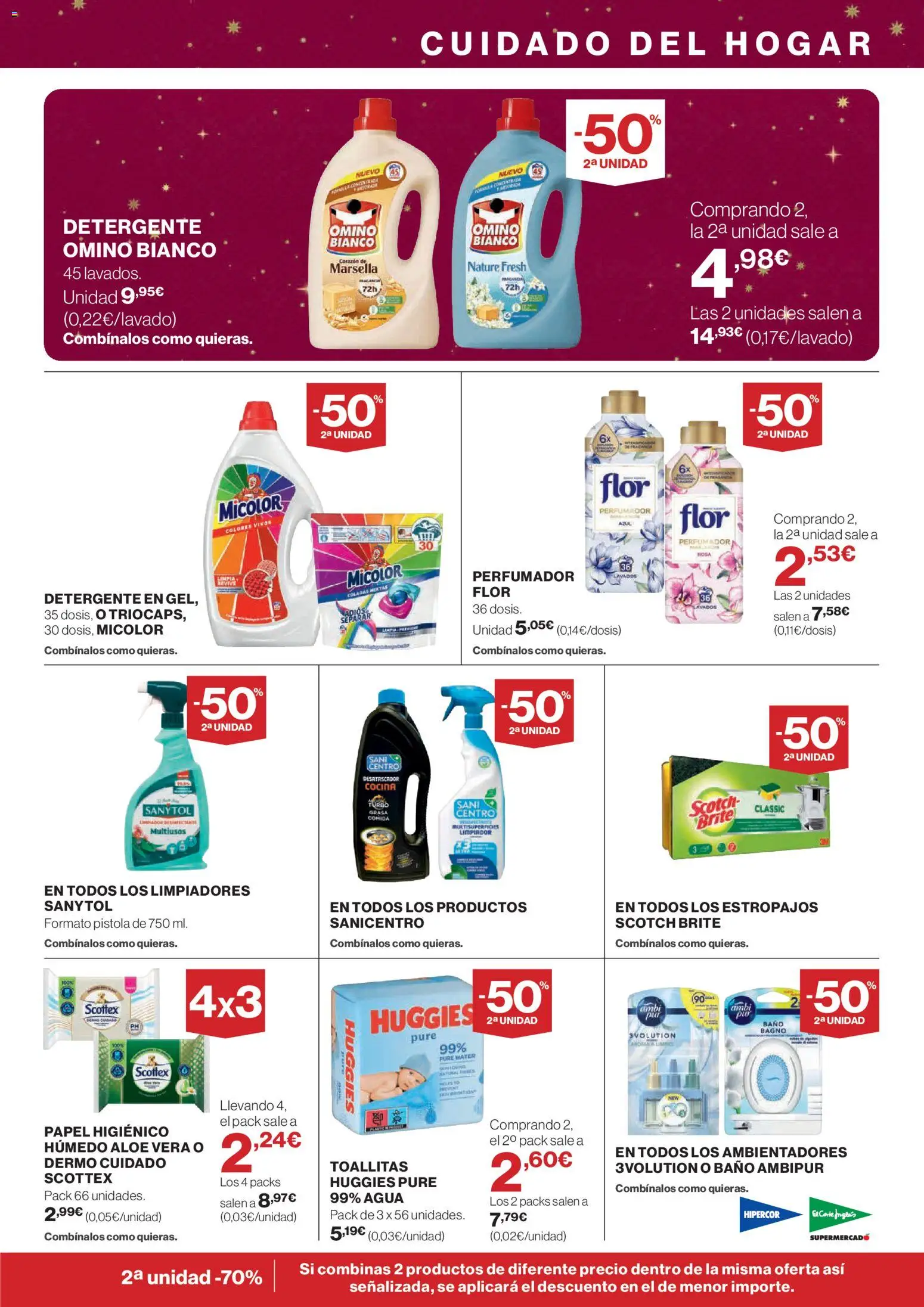 Hipercor catálogo │ válido desde el 20.11.2025 | Página: 37 | Productos: Detergente, Papel higienico, Cocina, Baño
