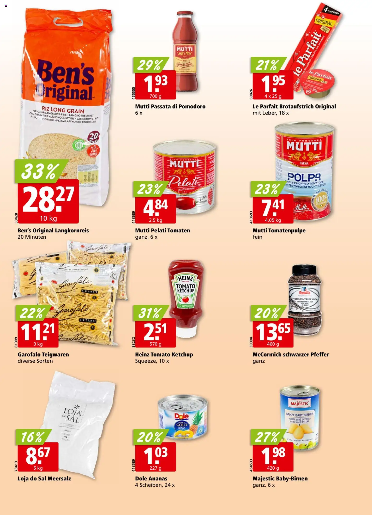 Aligro Aktionen Schlieren, Gossau SG, Frauenfeld, Rapperswil-Jona, Sargans, Bern, Brüttisellen, Pratteln, Emmen, Spreitenbach – gültig ab 27.10.2025 | Seite: 26 | Produkte: Teigwaren, Tomaten, Ananas, Pfeffer