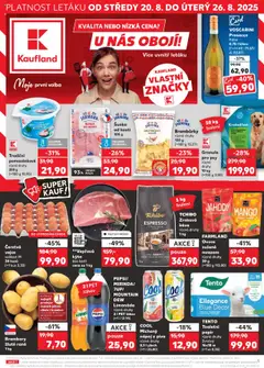 Kaufland leták - Brno od 20.08.2025 | Strana: 1
