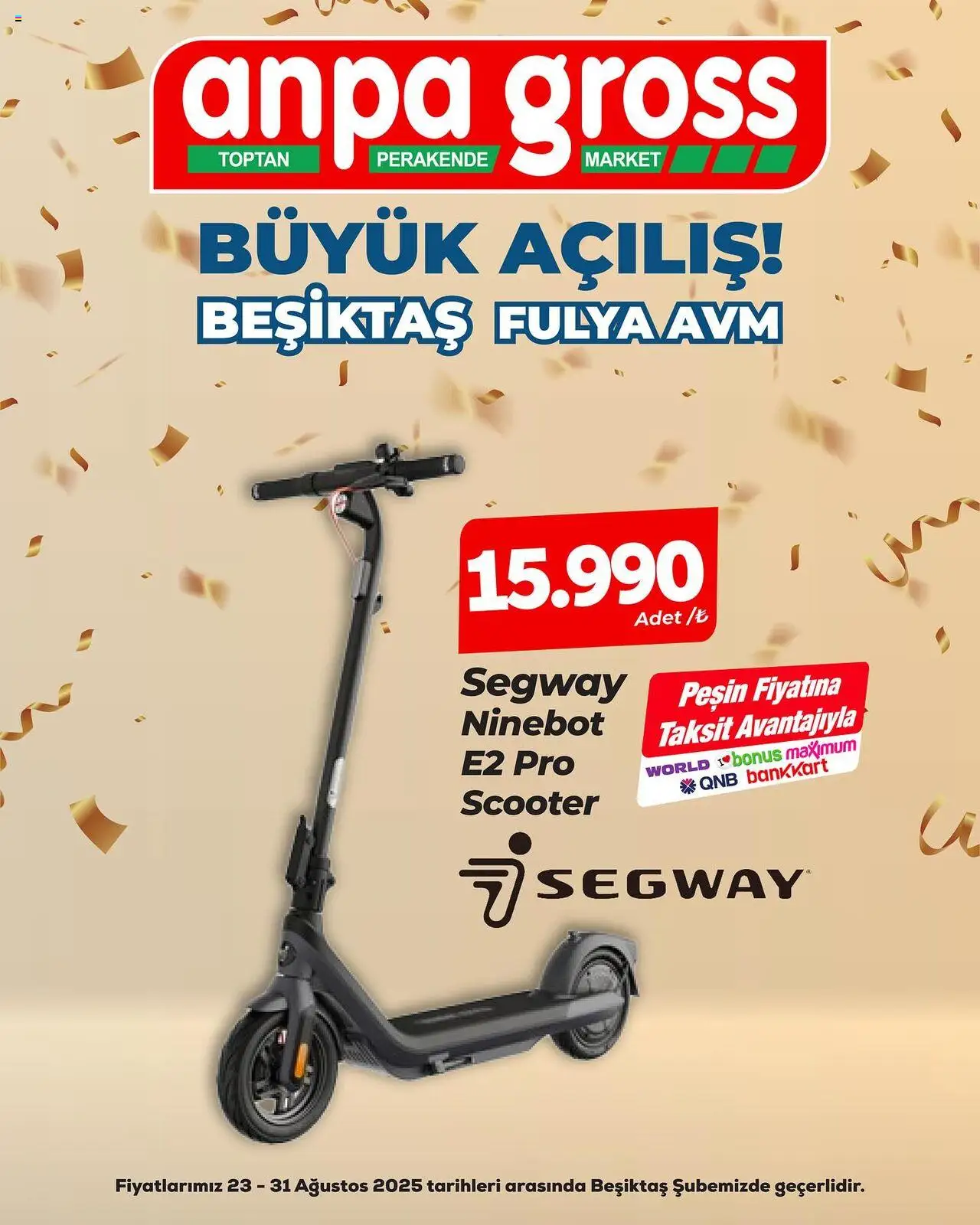 Anpa Gross Büyük Açılış - 23.08.2025 tarihinden itibaren geçerlidir | Sayfa: 23