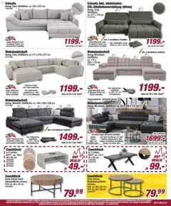 Poco Prospekt 	 ab 08.03.2026 gültig | Seite: 3 | Produkte: Wohnlandschaft, Kissen, Couchtisch, Liege