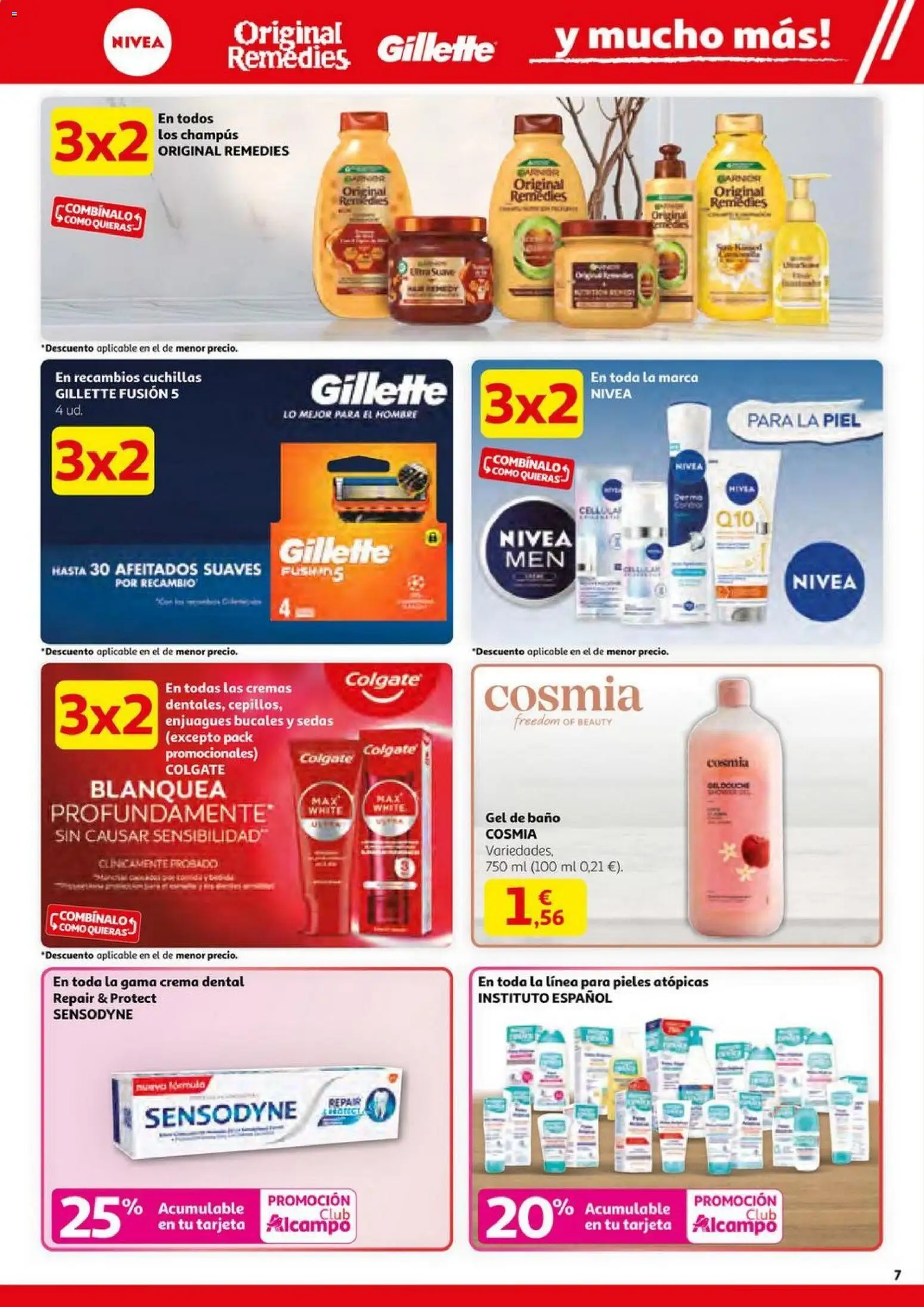 Alcampo - SST Nacional  │ válido desde el 23.10.2025 | Página: 7 | Productos: Gel de baño, Crema, Baño