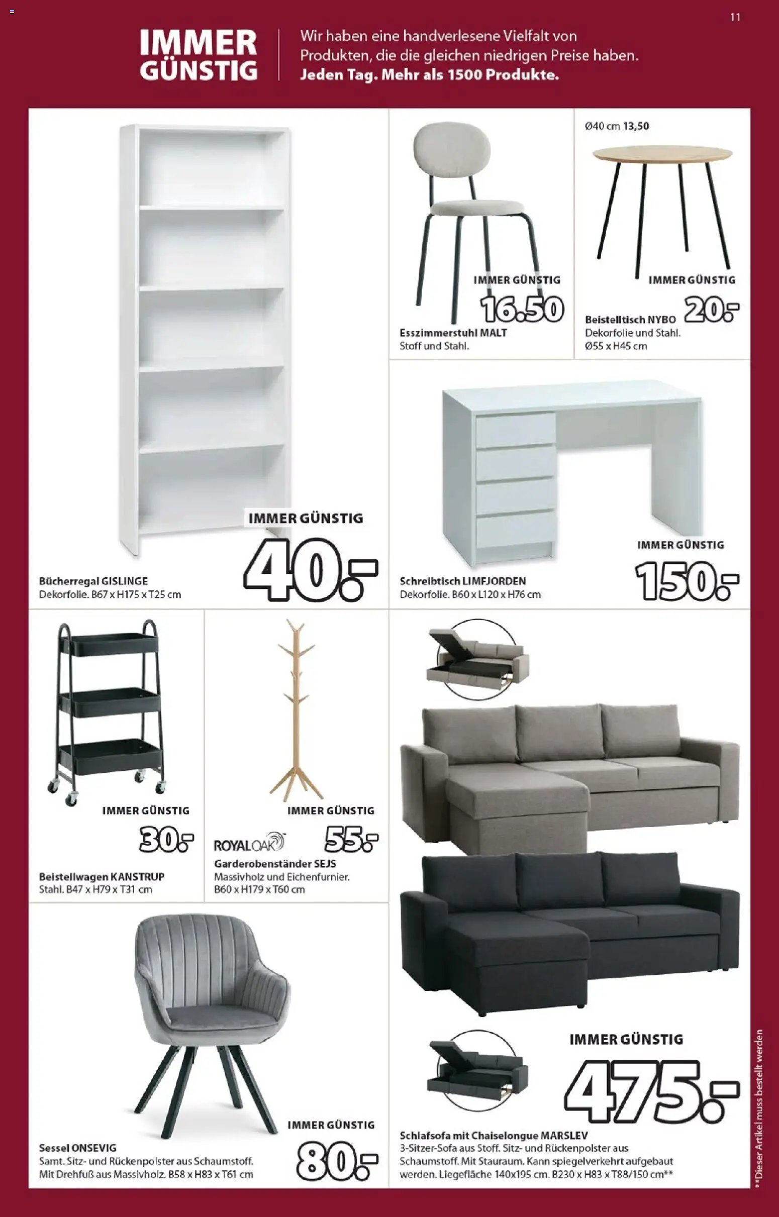JYSK  Angebote gültig ab 05.11.2025 | Seite: 11 | Produkte: Sessel