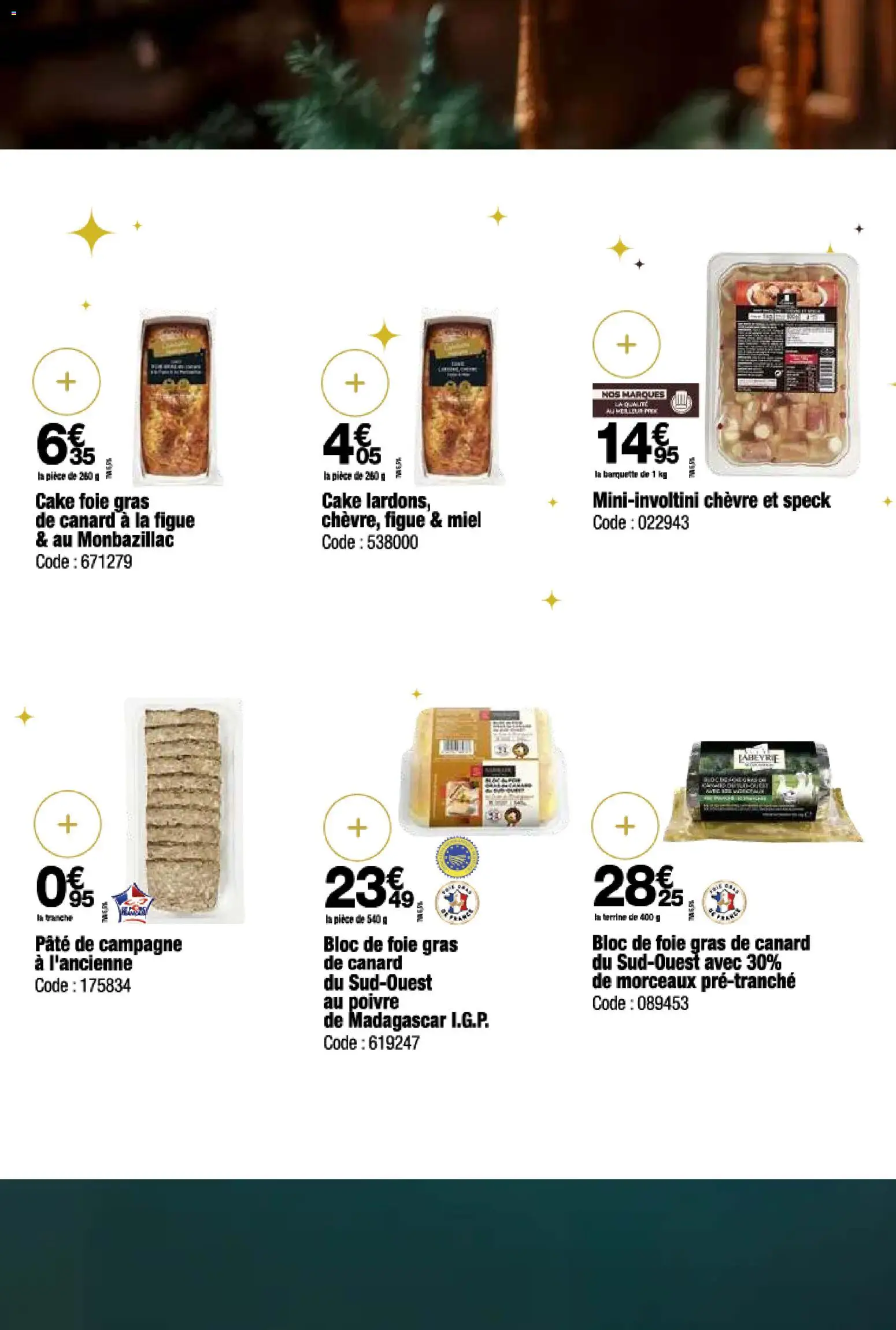 {H1} | Page: 9 | Produits: Foie Gras de Canard, Lardons, Miel, Poivre