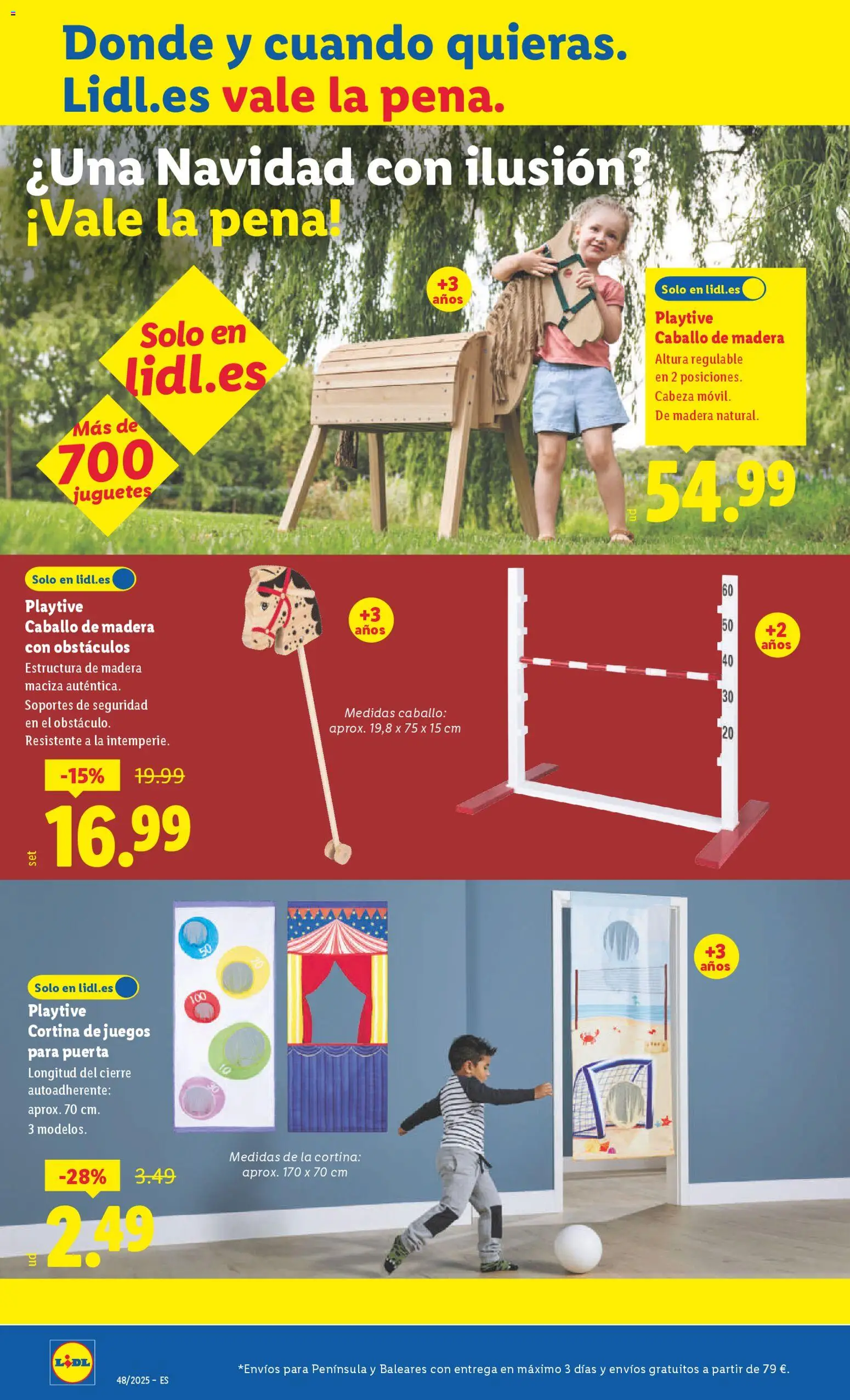 Lidl - Black Friday Canarias │ válido desde el 24.11.2025 | Página: 2 | Productos: Cortina, Juguetes